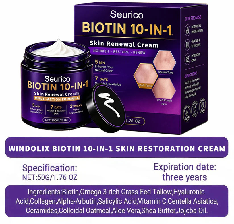 🔥Seurico® Biotin 10-in-1 Skin Restoration Cream