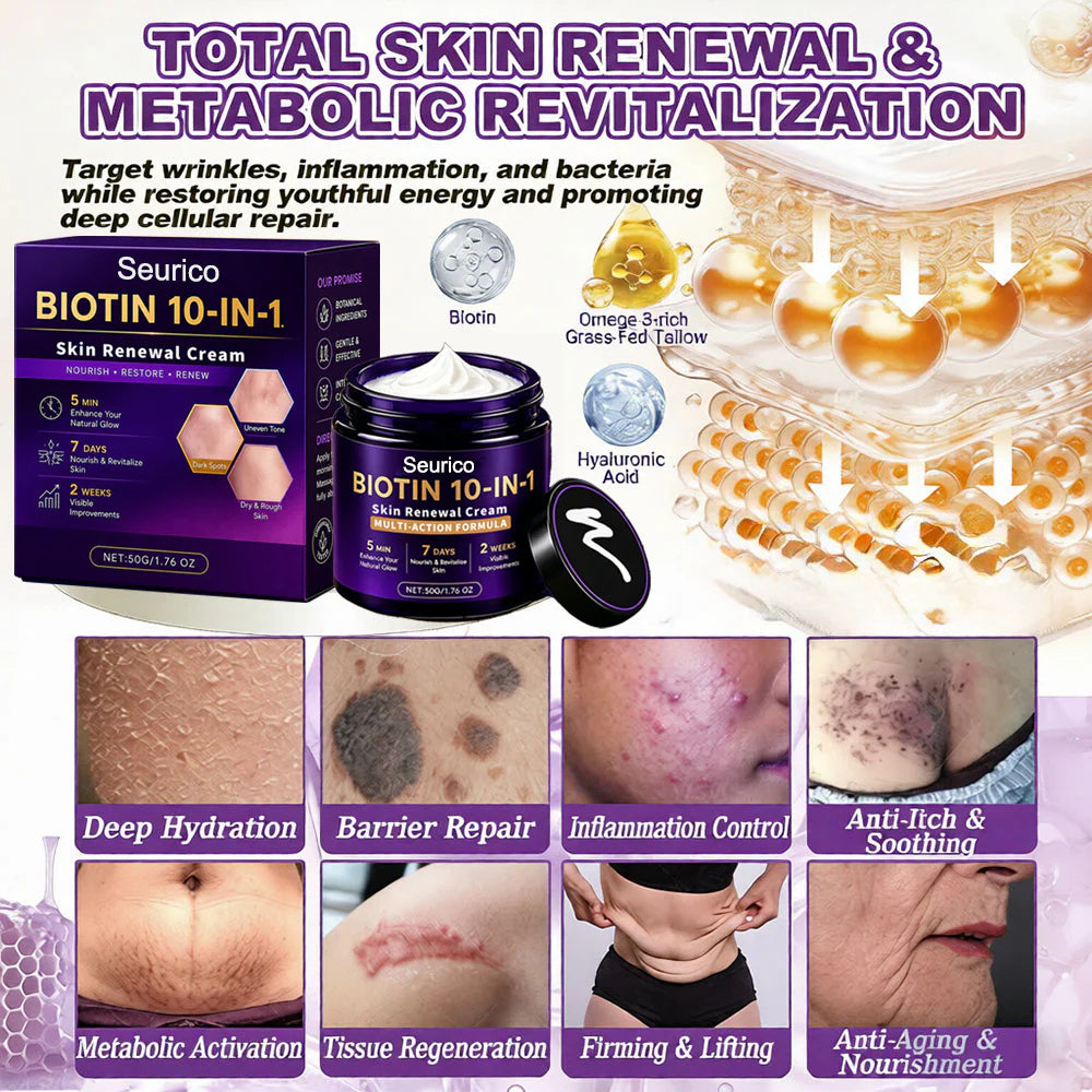 🔥Seurico® Biotin 10-in-1 Skin Restoration Cream