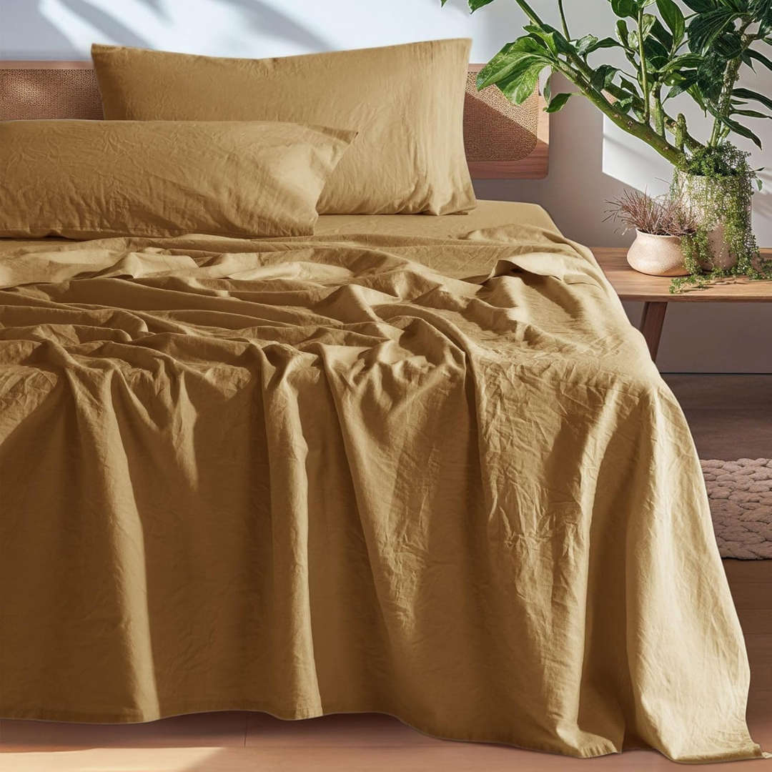 Natural European Linen Sheet