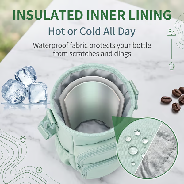🎁Hot Sale🔥Water Bottle Carrier Bag for 40oz Tumbler