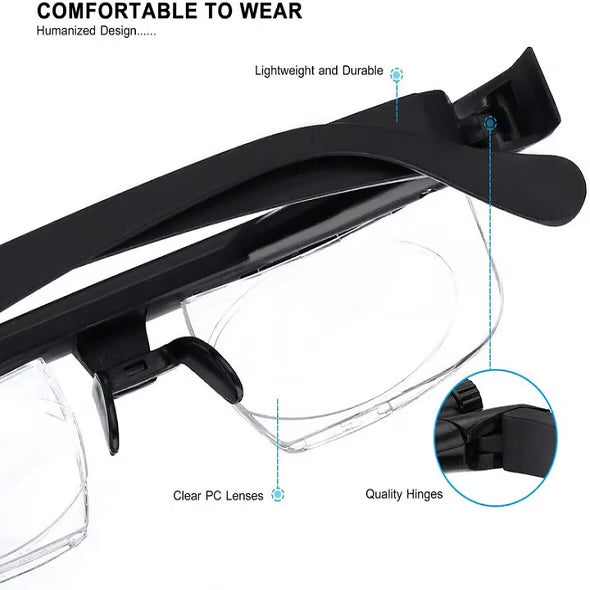 🔥Final 3 hours 60% offAdjustable Focus Glasses for Near and Far Sight