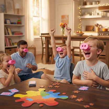 Piggy Nose Puzzle & Game Set