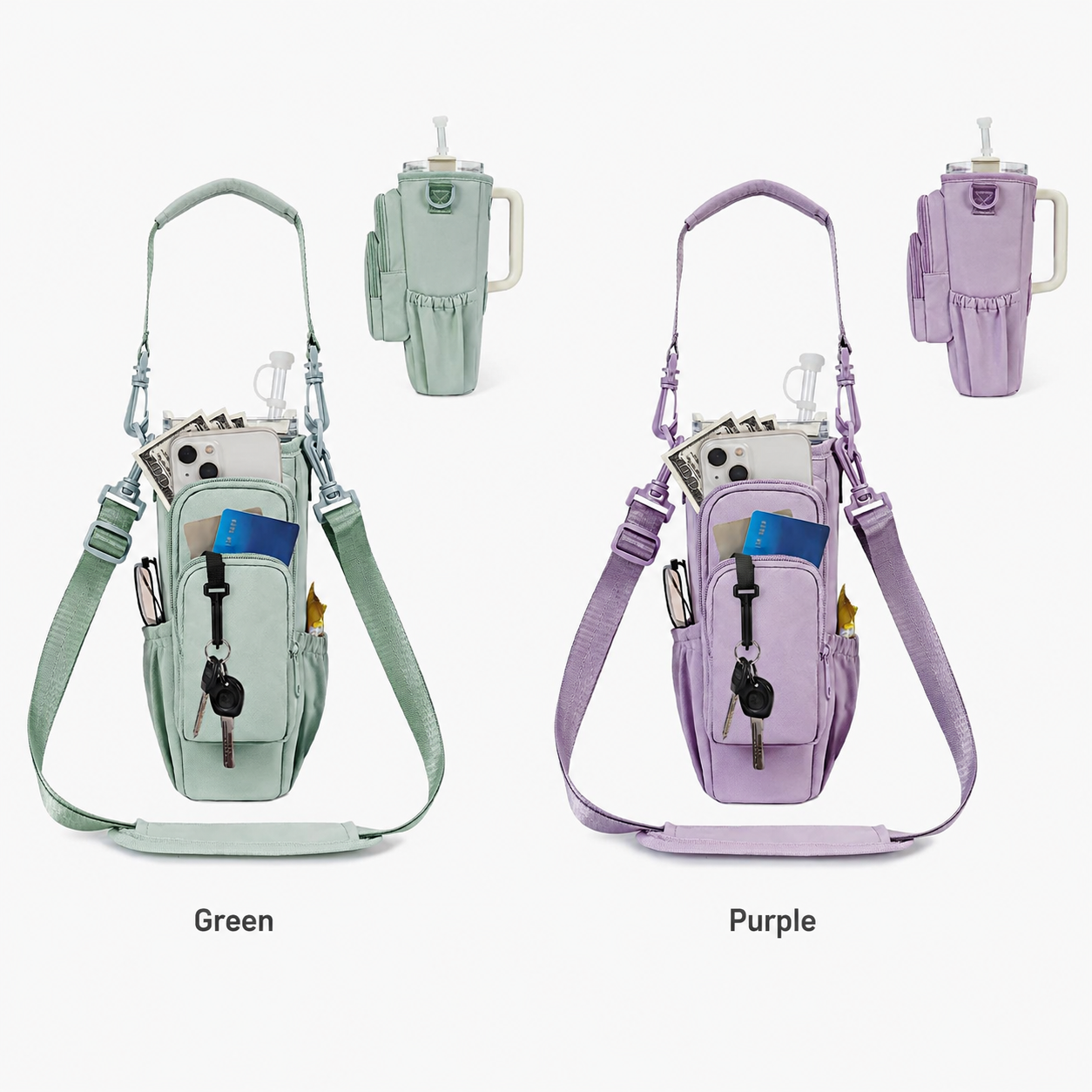 🎁Hot Sale🔥Water Bottle Carrier Bag for 40oz Tumbler