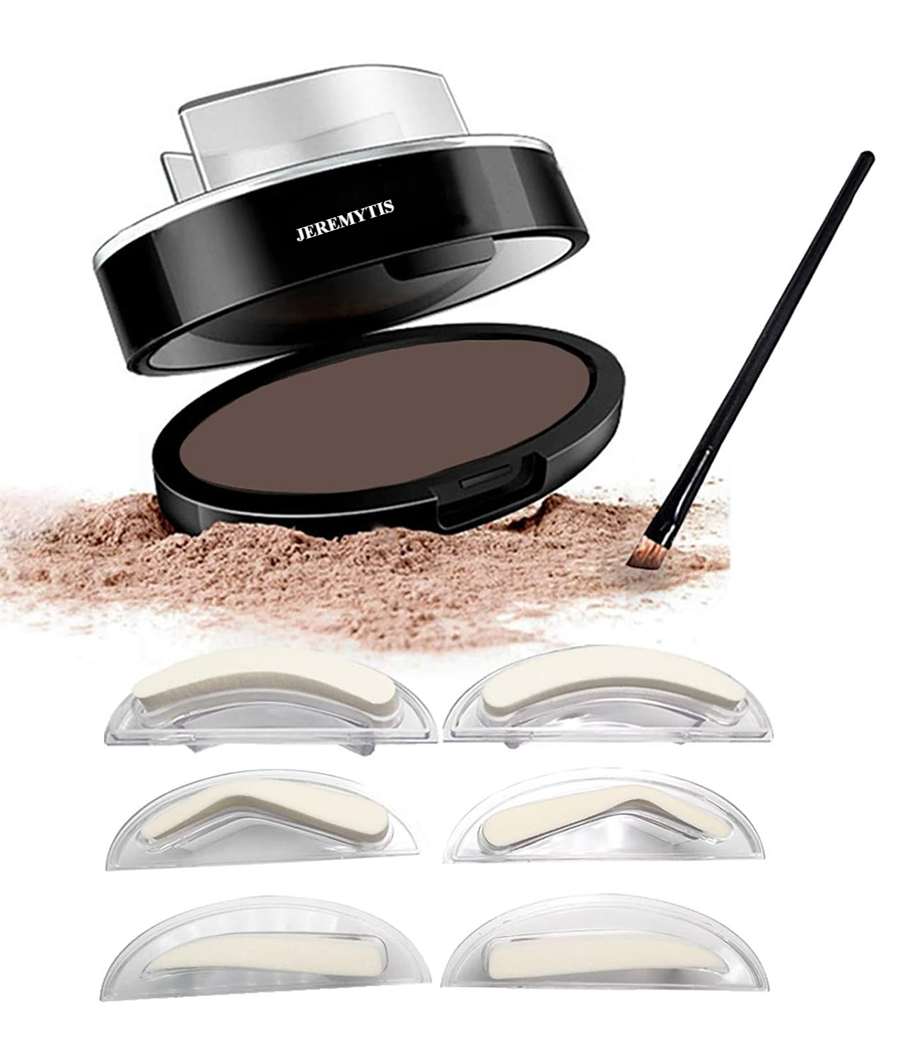 Deluxe Browpro Stamp Set - Waterproof Eyebrow Powder(FREE Brush)