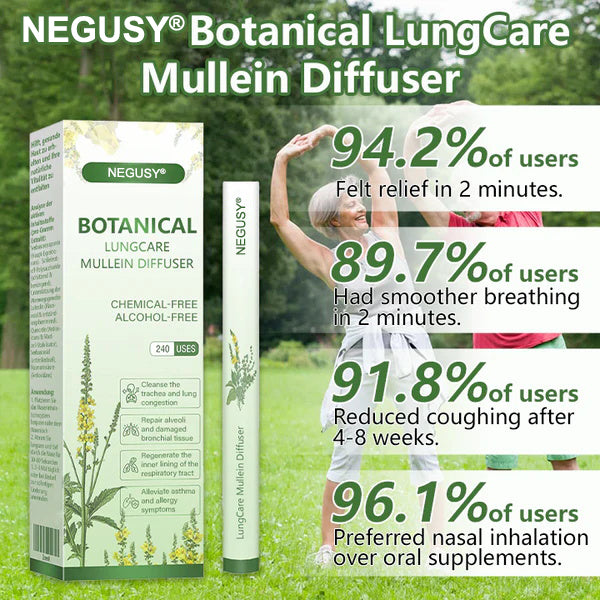 NEGUSY® Botanical LungCare Mullein Diffuser