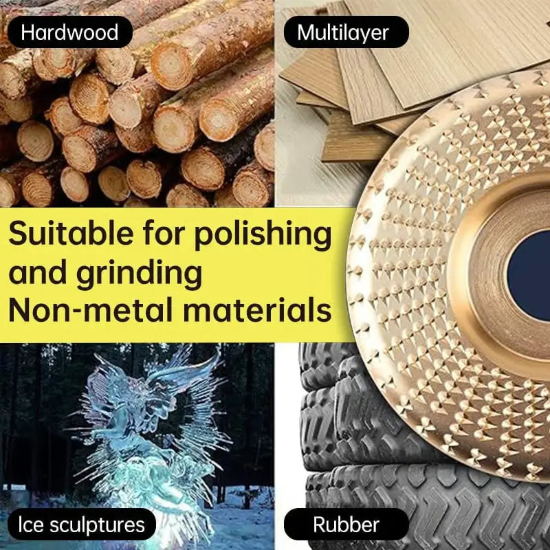 3PCS Wood Carving Disc Set for Angle Grinder