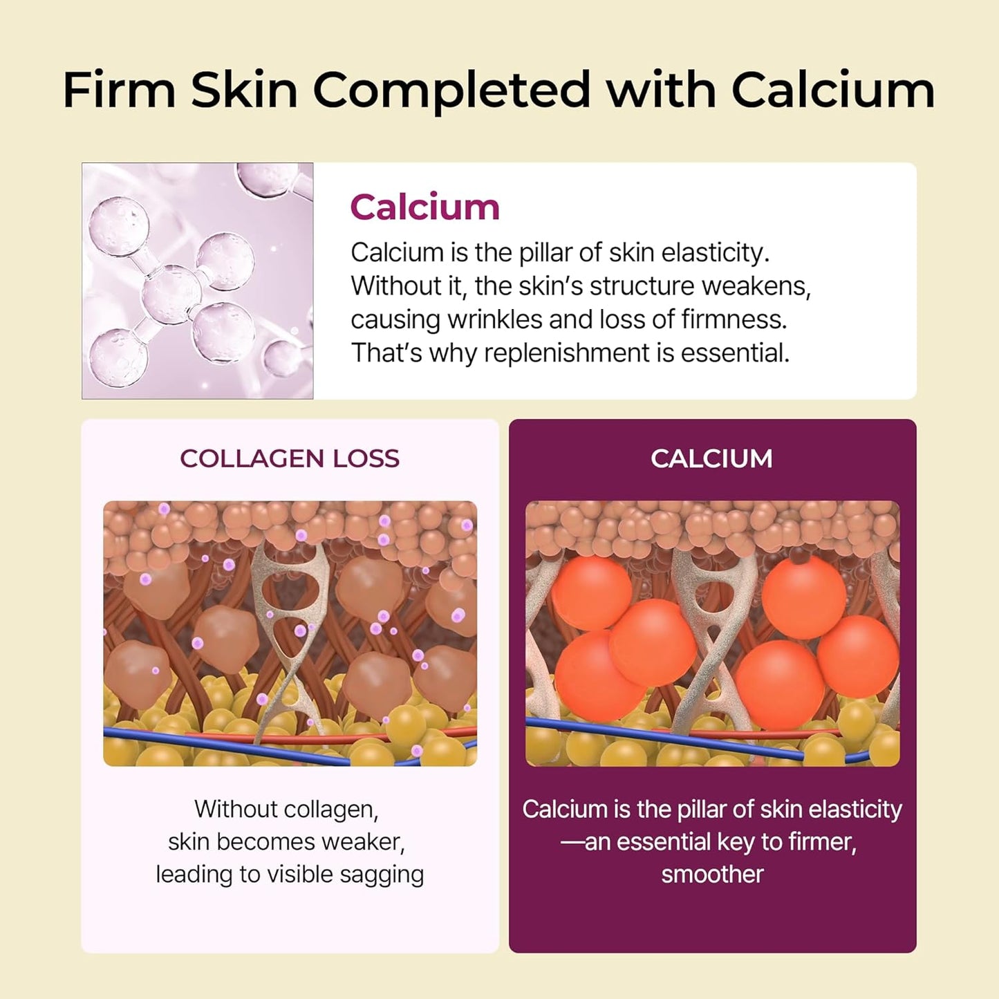 Final 3 Hours: 60%OFF🔥Gifted Collagen Boost 5-Step Set Calcium Collagen Balm for Firming & Pore Care