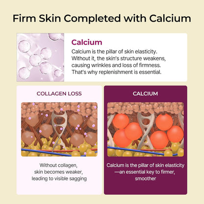 Final 3 Hours: 60%OFF🔥Gifted Collagen Boost 5-Step Set Calcium Collagen Balm for Firming & Pore Care