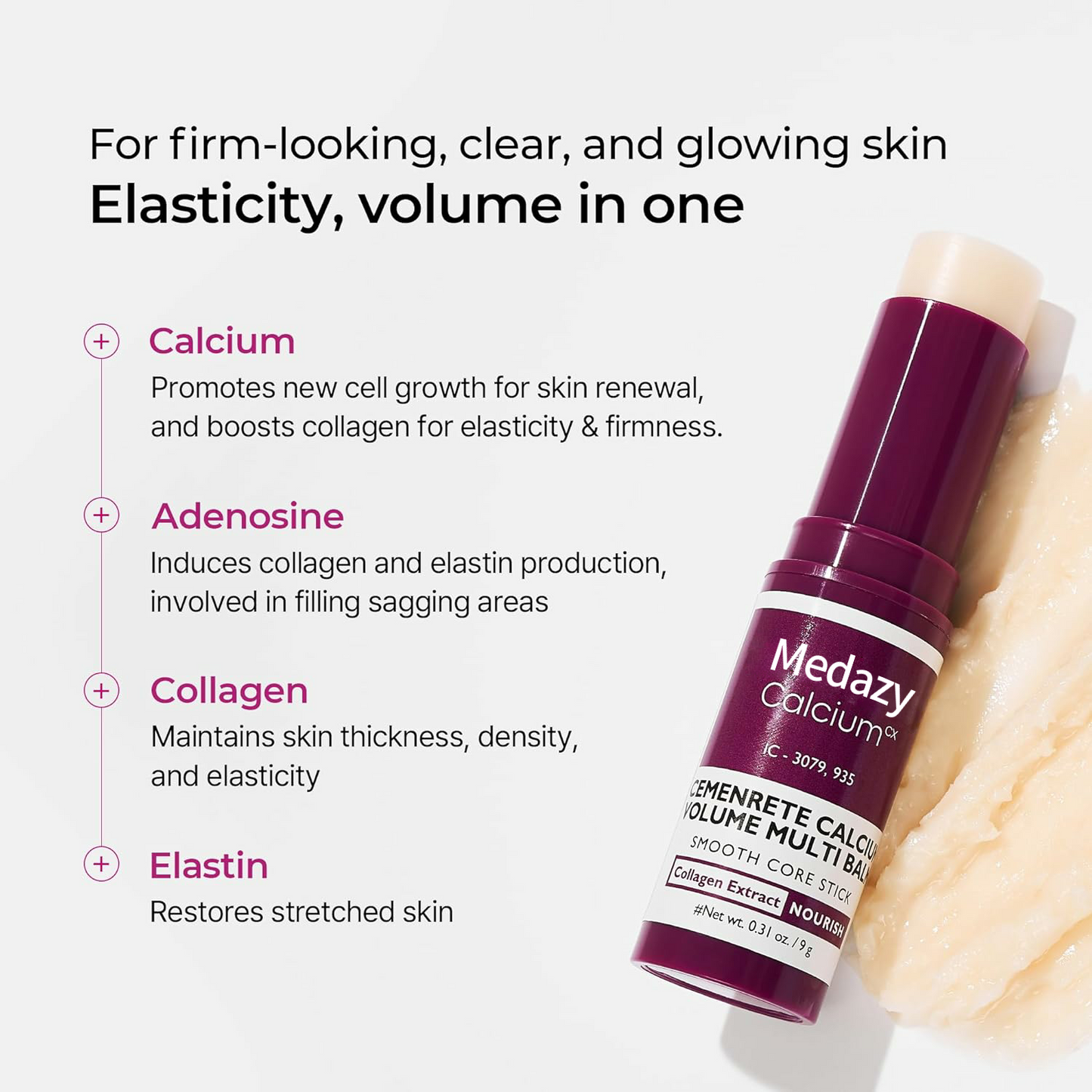 Final 3 Hours: 60%OFF🔥Gifted Collagen Boost 5-Step Set Calcium Collagen Balm for Firming & Pore Care