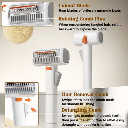 🔥2026 HOT SALE - 2-IN-1 Pet Self-Detangling & Grooming Comb
