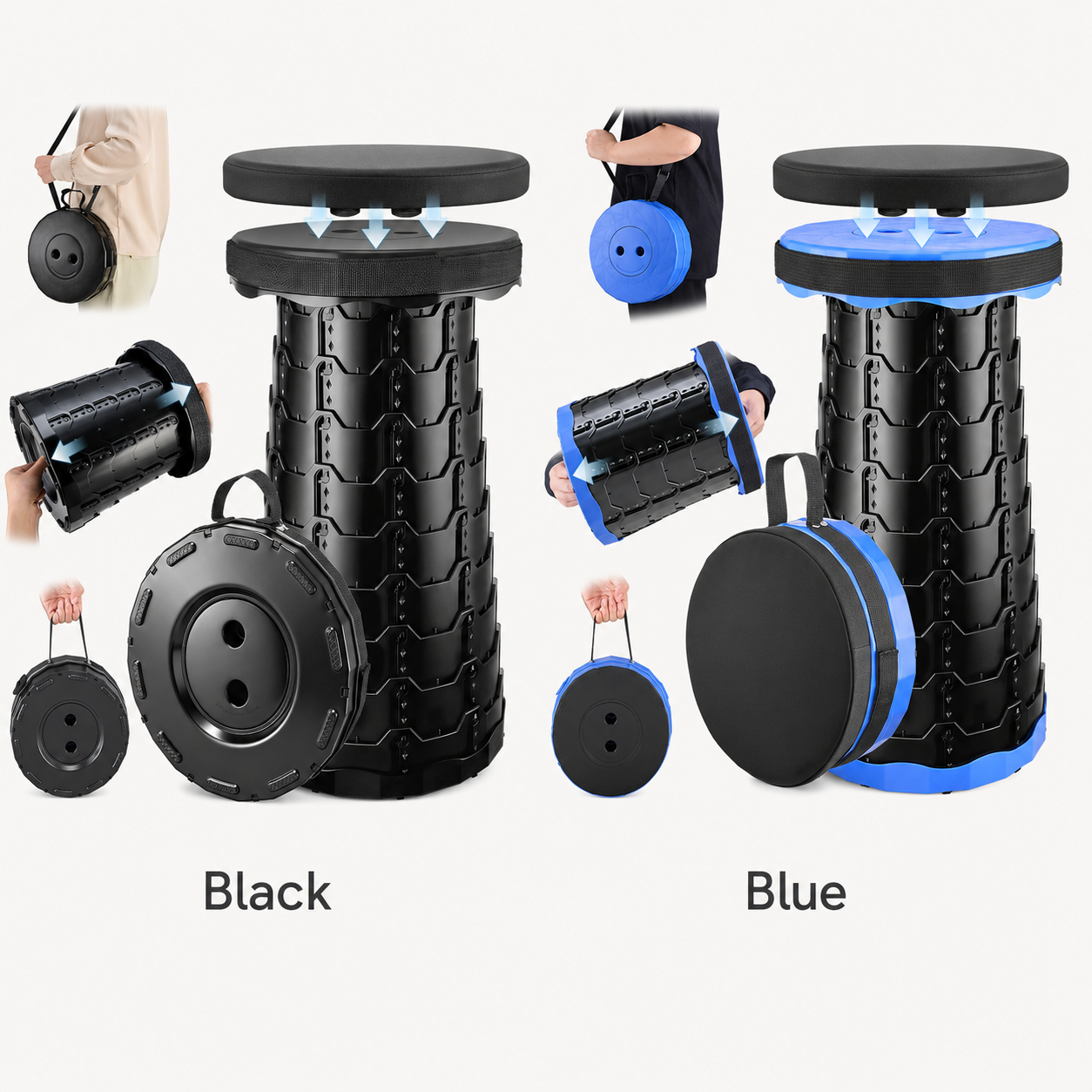 🔥Black + Blue
