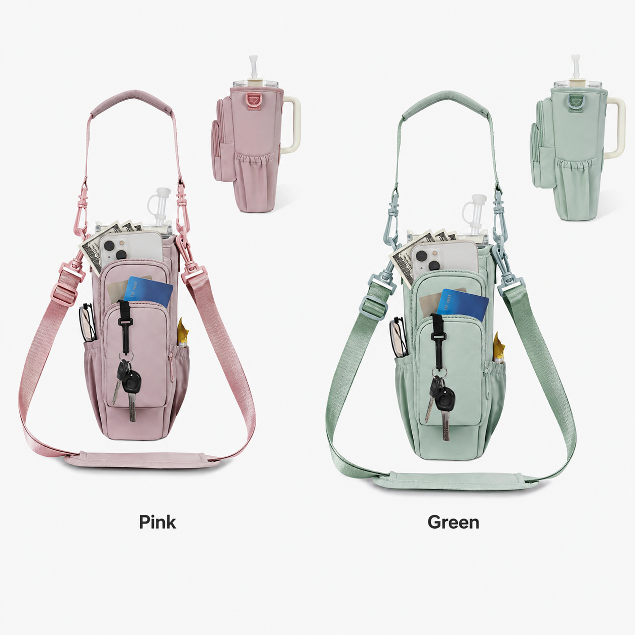 🎁Hot Sale🔥Water Bottle Carrier Bag for 40oz Tumbler