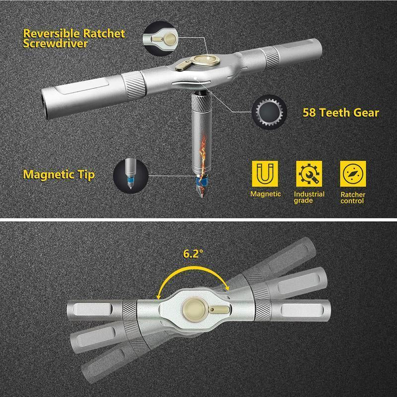 DIY Screwdriver 24 in 1, 2026 Upgrade Multi Bit Magnetic Screwdriver Set Multifunctional Toolbox