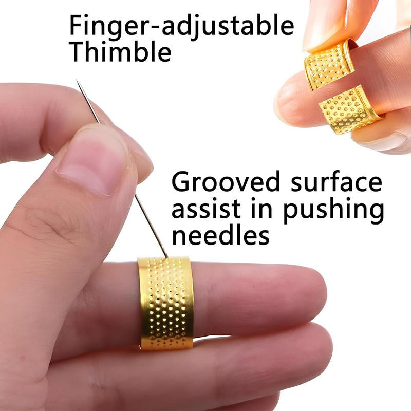 🧵 37Pcs Sewing Tool Set with Big Eye Easy -Thread Needles for Home & Travel Quick Fixes ✂️