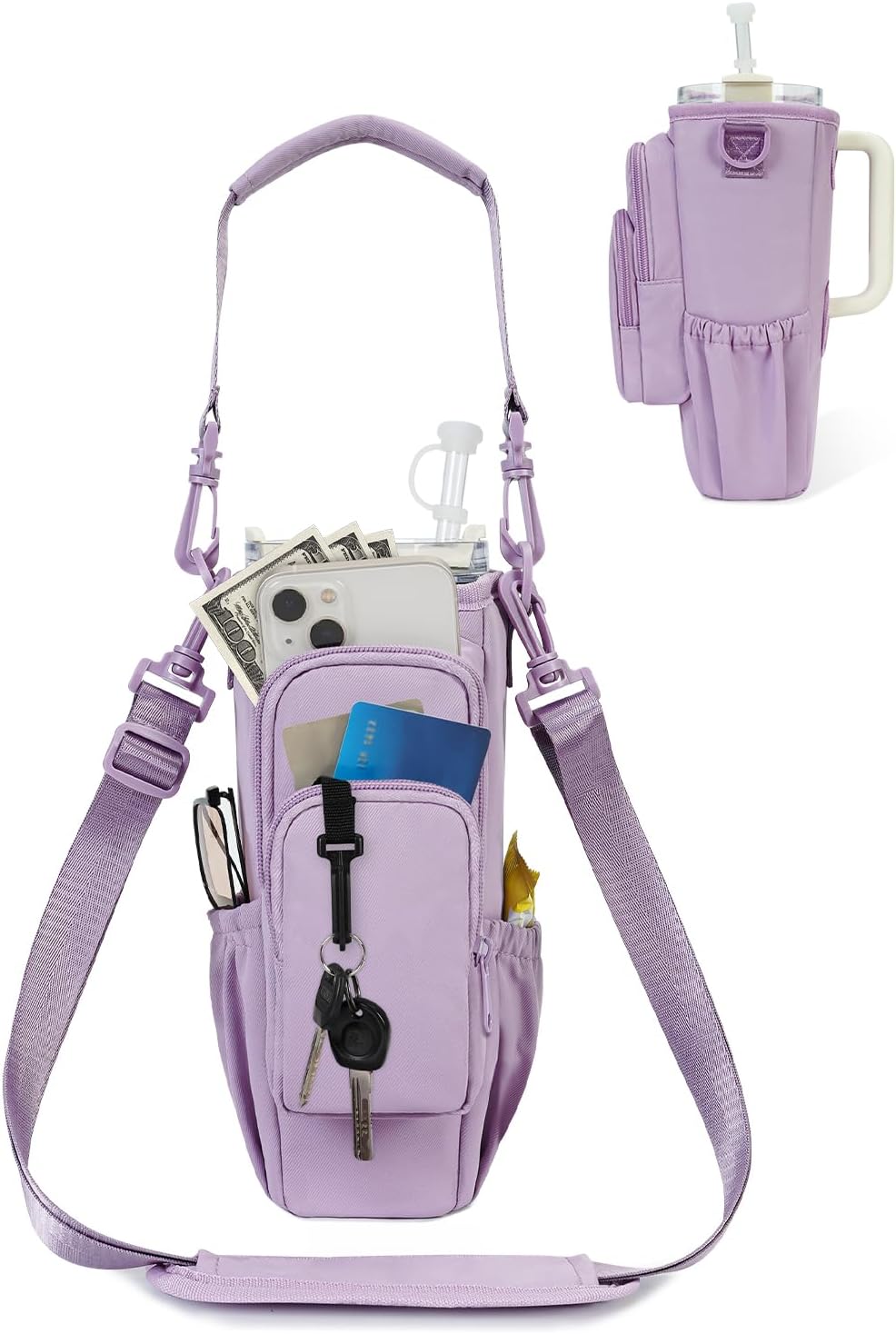 🎁Hot Sale🔥Water Bottle Carrier Bag for 40oz Tumbler