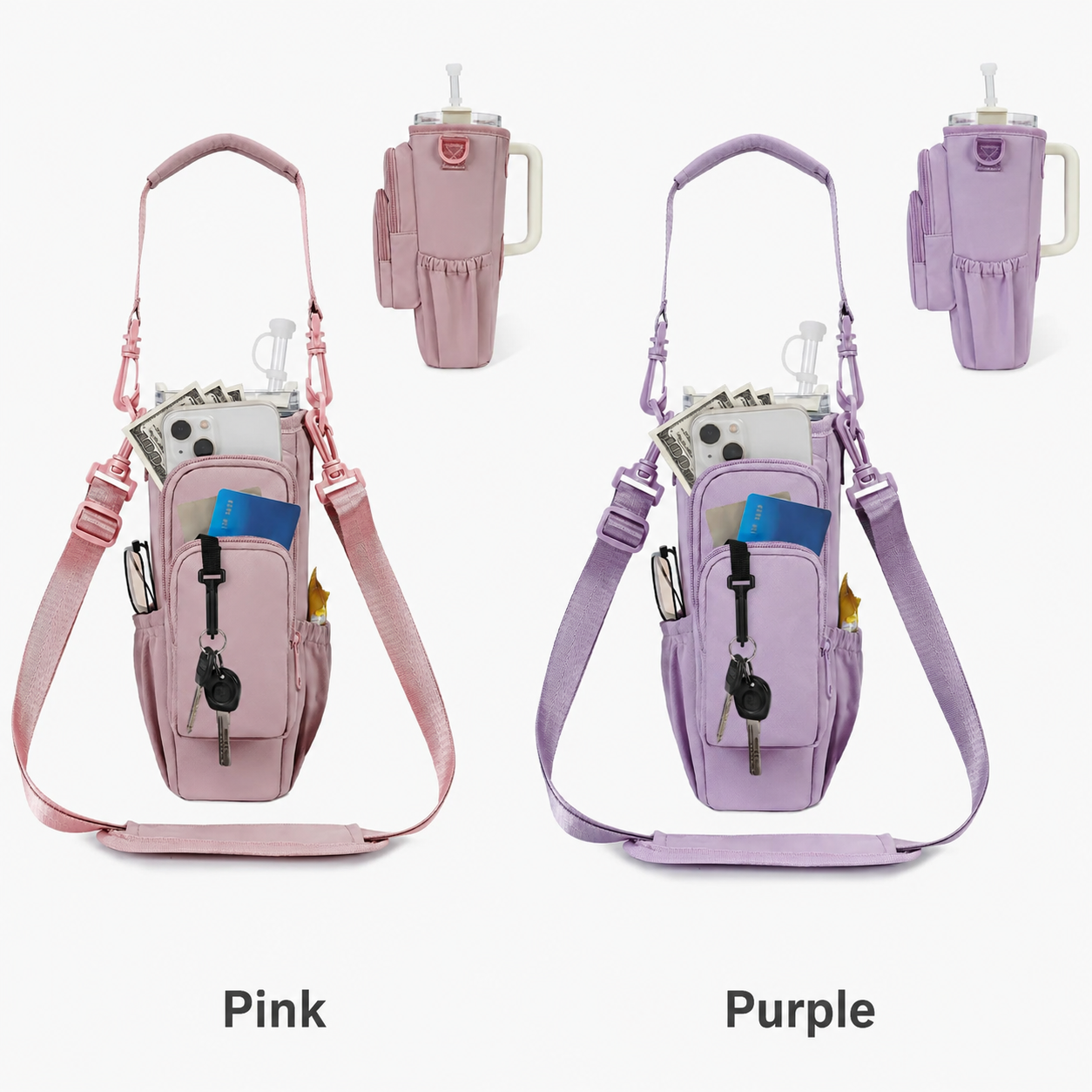 🎁Hot Sale🔥Water Bottle Carrier Bag for 40oz Tumbler