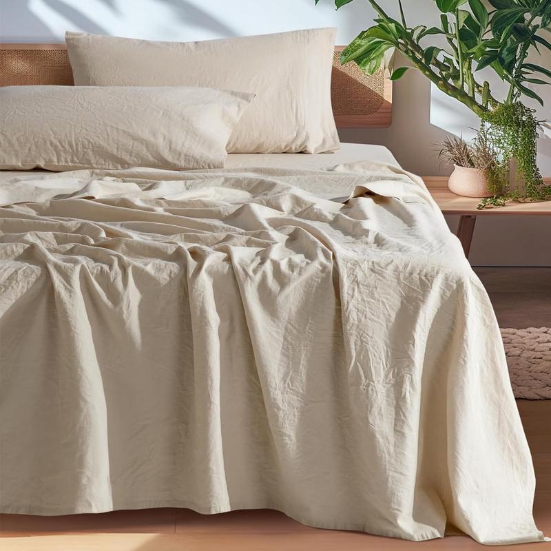 Natural European Linen Sheet