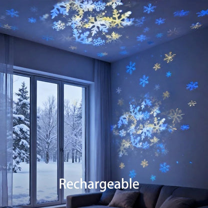 Dynamic Rotating LED Galaxy Light Projector