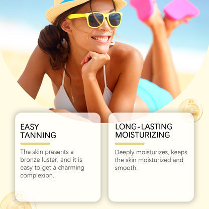 🔥 2026 Summer Hot Sale — Gold Shimmer Tanning Gel | Deep Bronze & Hydrate