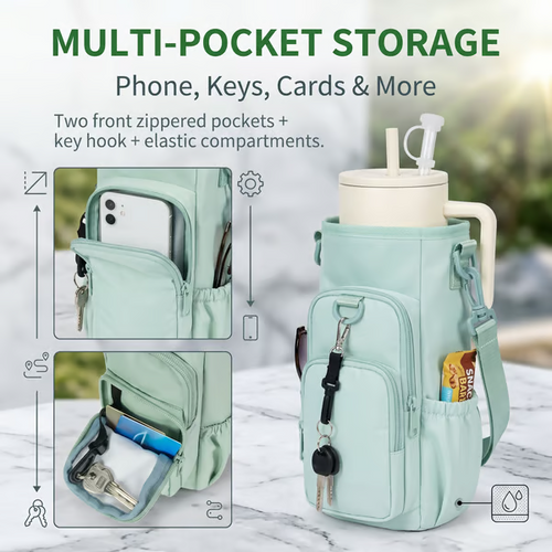 🎁Hot Sale🔥Water Bottle Carrier Bag for 40oz Tumbler