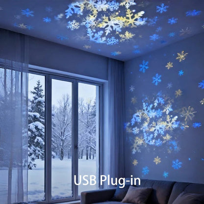 Dynamic Rotating LED Galaxy Light Projector