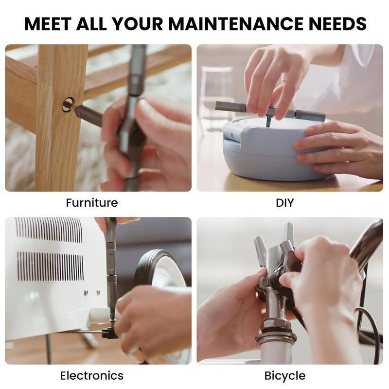 DIY Screwdriver 24 in 1, 2026 Upgrade Multi Bit Magnetic Screwdriver Set Multifunctional Toolbox
