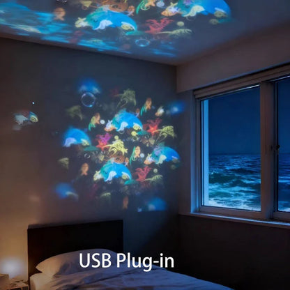 Dynamic Rotating LED Galaxy Light Projector