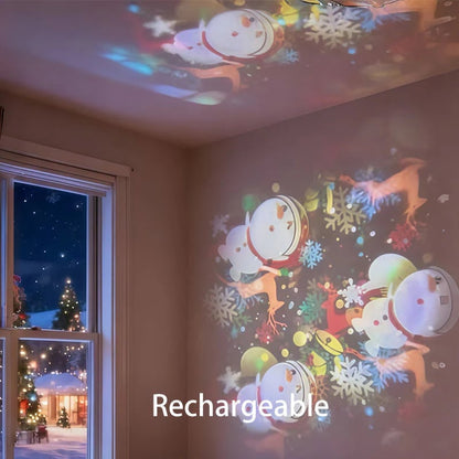 Dynamic Rotating LED Galaxy Light Projector