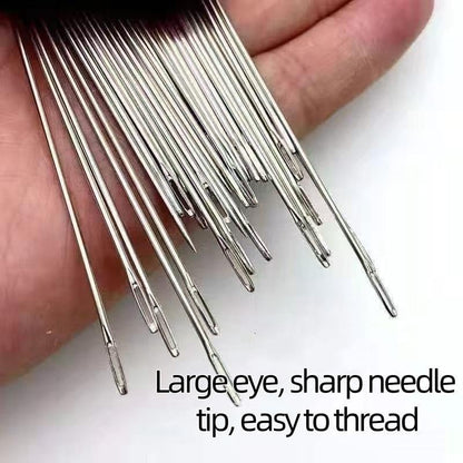 🧵 37Pcs Sewing Tool Set with Big Eye Easy -Thread Needles for Home & Travel Quick Fixes ✂️
