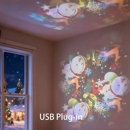 Dynamic Rotating LED Galaxy Light Projector