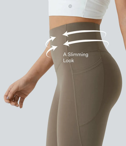 Alisanda®  High Waisted Waist Shaping Pocket Shaping Training Leggings