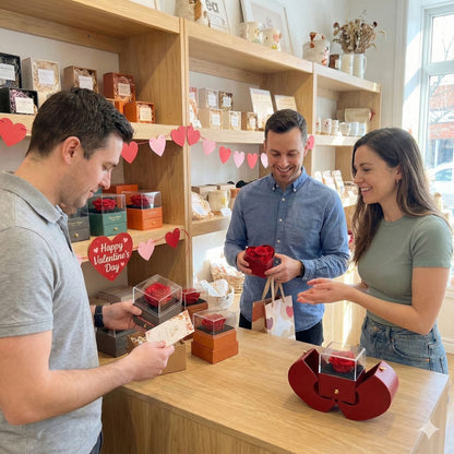 Eternal Rose Box - With Real Rose and Necklace - Valentine's Day Card