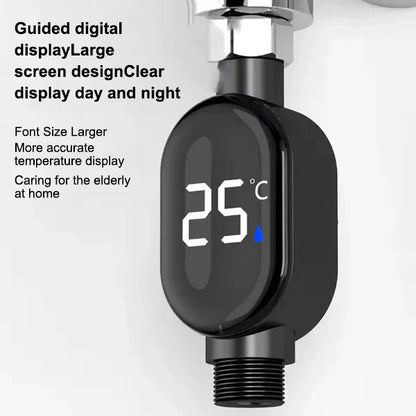 Shower thermometer🌡️No more guesswork – instant temperature!