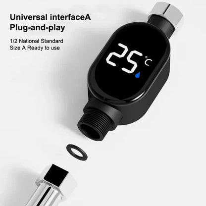 Shower thermometer🌡️No more guesswork – instant temperature!